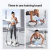 AA-FS-000001-2 4-in-1 Foldable Push Up Board with Resistance Bands & Digital Counter | Portable Home Gym Fitness Equipment for Chest, Shoulders, Back, Arms & Core Workout
