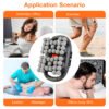 AA-FS-000002-3 42-Head Electric Body Massager with Red Light Therapy, 9-Speed High-Frequency Deep Tissue Muscle Massager for Back, Neck, Shoulders, Waist, Legs & Feet