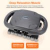 AA-FS-000002-5 42-Head Electric Body Massager with Red Light Therapy, 9-Speed High-Frequency Deep Tissue Muscle Massager for Back, Neck, Shoulders, Waist, Legs & Feet