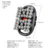 AA-FS-000002-9 42-Head Electric Body Massager with Red Light Therapy, 9-Speed High-Frequency Deep Tissue Muscle Massager for Back, Neck, Shoulders, Waist, Legs & Feet