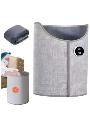 Smart Foldable Under-Desk Leg Warmer Pro - Fast Heating Electric Foot Warmer Blanket with Touch Display