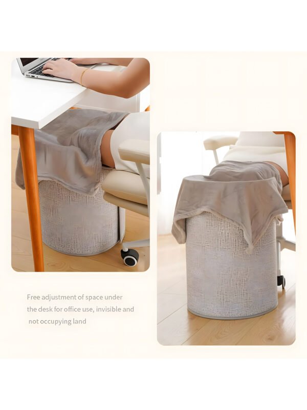 AA-HM-000001-9 Smart Foldable Under-Desk Leg Warmer Pro - Fast Heating Electric Foot Warmer Blanket with Touch Display