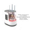 3-in-1 Electric Makeup Brush Cleaner and Dryer Machine with Air Dryer, USB Rechargeable Automatic Cosmetic Brush Washing