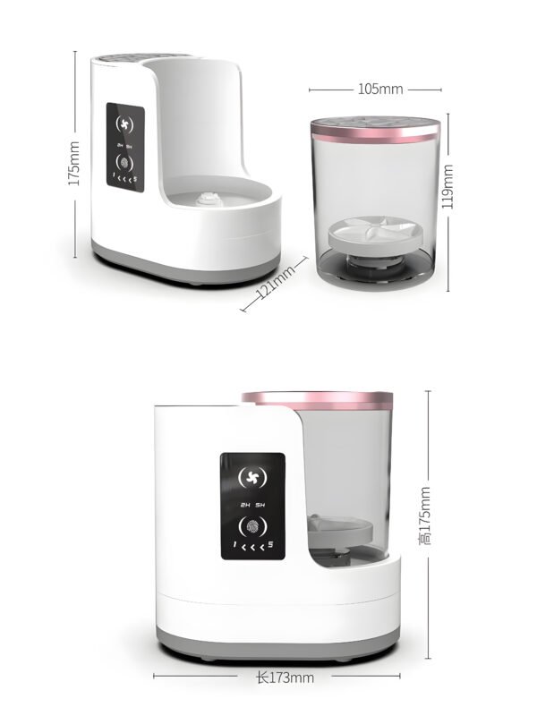 3-in-1 Electric Makeup Brush Cleaner and Dryer Machine with Air Dryer, USB Rechargeable Automatic Cosmetic Brush Washing