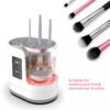 3-in-1 Electric Makeup Brush Cleaner and Dryer Machine with Air Dryer, USB Rechargeable Automatic Cosmetic Brush Washing