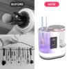 3-in-1 Electric Makeup Brush Cleaner and Dryer Machine with Air Dryer, USB Rechargeable Automatic Cosmetic Brush Washing