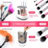 3-in-1 Electric Makeup Brush Cleaner and Dryer Machine with Air Dryer, USB Rechargeable Automatic Cosmetic Brush Washing
