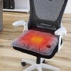 AA-HM-000004-1 USB Heated Seat Cushion, 45cm Portable Electric Heating Pad with 3 Temp Levels & Non-Slip Base for Office, Car & Pets