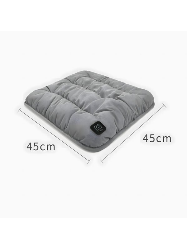 AA-HM-000004-13 USB Heated Seat Cushion, 45cm Portable Electric Heating Pad with 3 Temp Levels & Non-Slip Base for Office, Car & Pets