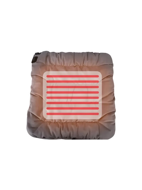 AA-HM-000004-2 USB Heated Seat Cushion, 45cm Portable Electric Heating Pad with 3 Temp Levels & Non-Slip Base for Office, Car & Pets