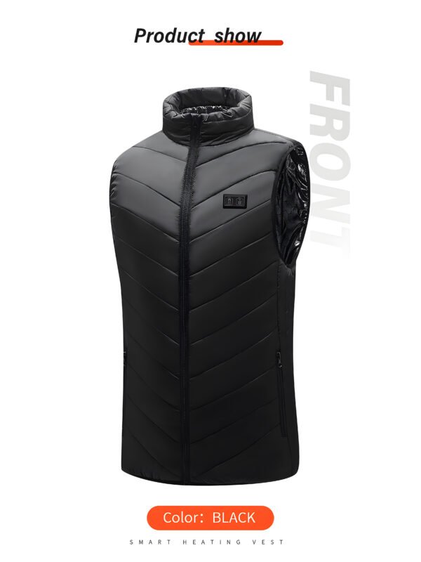 21-Zone USB Electric Heated Vest for Men & Women – Lightweight Winter Heating Jacket with 3 Heat Levels, Fast Heating, Graphene Thermal Vest for Outdoor Sports & Work