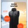 21-Zone USB Electric Heated Vest for Men & Women – Lightweight Winter Heating Jacket with 3 Heat Levels, Fast Heating, Graphene Thermal Vest for Outdoor Sports & Work