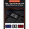 21-Zone USB Electric Heated Vest for Men & Women – Lightweight Winter Heating Jacket with 3 Heat Levels, Fast Heating, Graphene Thermal Vest for Outdoor Sports & Work