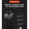 21-Zone USB Electric Heated Vest for Men & Women – Lightweight Winter Heating Jacket with 3 Heat Levels, Fast Heating, Graphene Thermal Vest for Outdoor Sports & Work