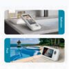 Waterproof Shower Phone Holder with Built-in Bluetooth Speaker, 360° Rotation Anti-Fog Wall Mount Phone Case