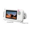 Waterproof Shower Phone Holder with Built-in Bluetooth Speaker, 360° Rotation Anti-Fog Wall Mount Phone Case