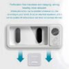 Waterproof Shower Phone Holder with Built-in Bluetooth Speaker, 360° Rotation Anti-Fog Wall Mount Phone Case
