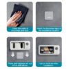 Waterproof Shower Phone Holder with Built-in Bluetooth Speaker, 360° Rotation Anti-Fog Wall Mount Phone Case