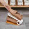 (5 PCS) Adjustable Shoe Organizer, Double Deck Shoe Stacker Space Saver, Non-Slip Shoe Holder for Closet Storage & Organization