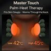 Wireless Neck and Shoulder Massager with Heat, 5-Finger Bionic Trapezius Massager, 3 Modes & Hot Compress, Lightweight Hands-Free Cordless Shiatsu Electric Massager for Pain Relief