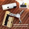 Portable Camping Gas Stove with Carrying Bag, Foldable Outdoor Cassette Burner for Hiking, Picnic & Camping